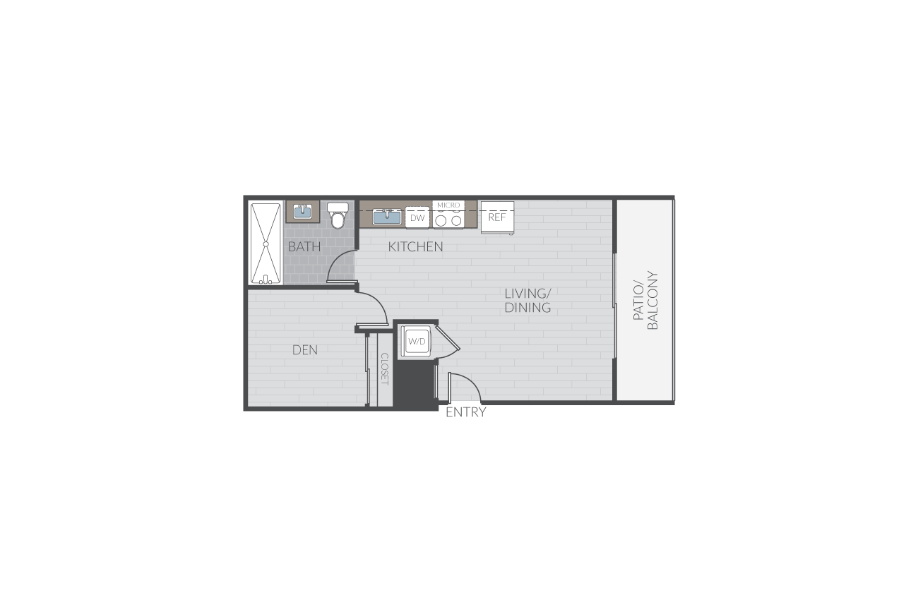 Plan SB + Den floor plan